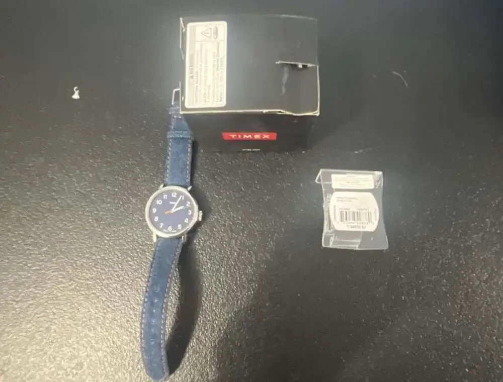 Timex Classics Blue Dial Watch T2N955